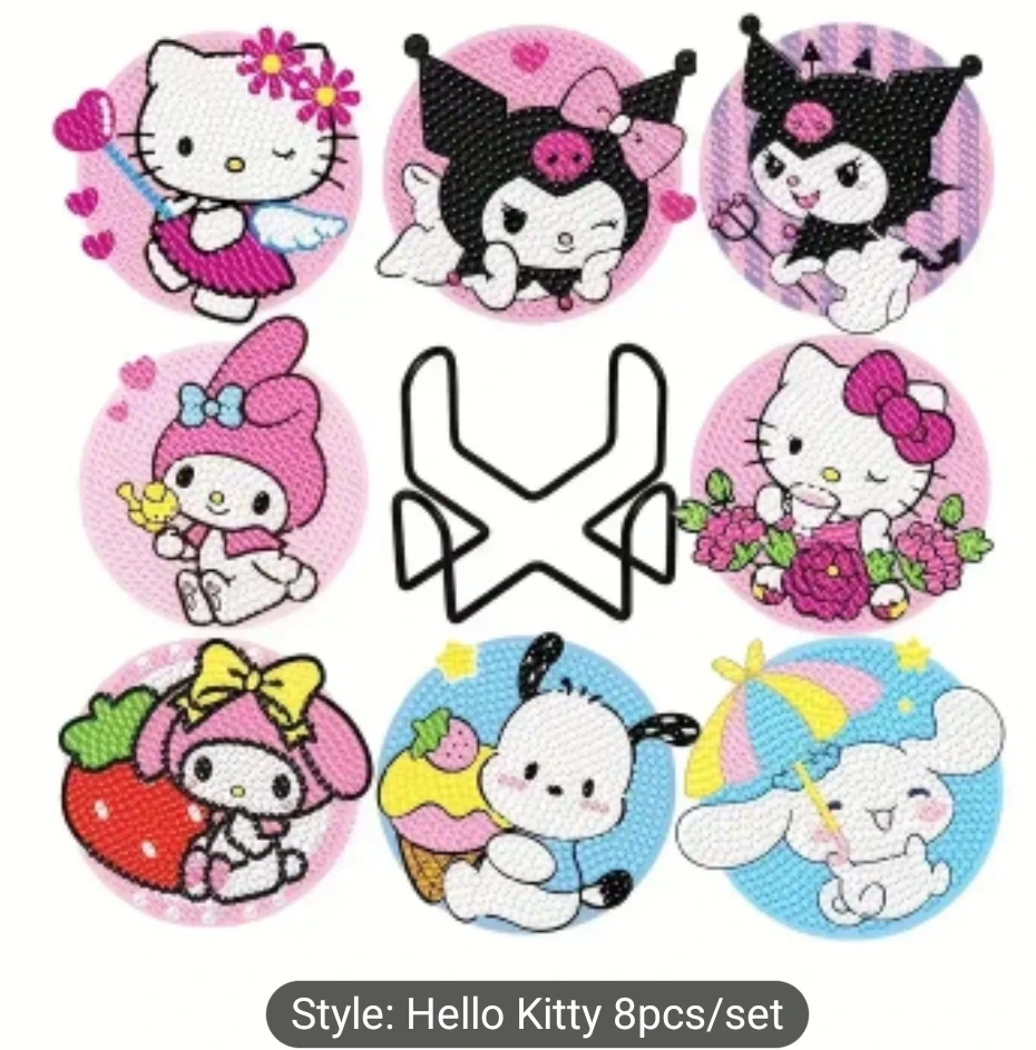 Diamond Painting Coasters - Disney Princess/Hello Kitty - photo 2