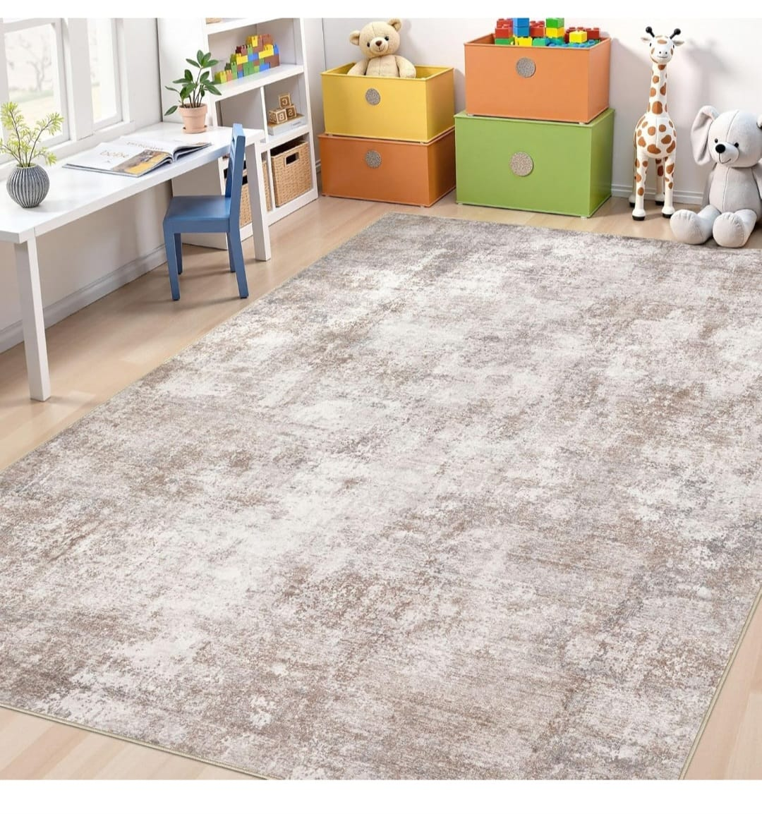 9×12 ft Area Rug - Neutral Tones brown ( color) - photo 3