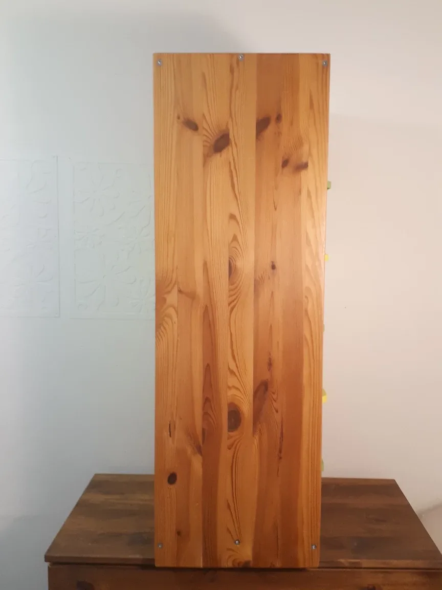 TROFAST Wooden Shelf with Yellow & Green Bins image indicator(2)