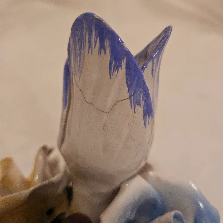 Vintage Floral Ceramic Candle Holder image indicator(6)