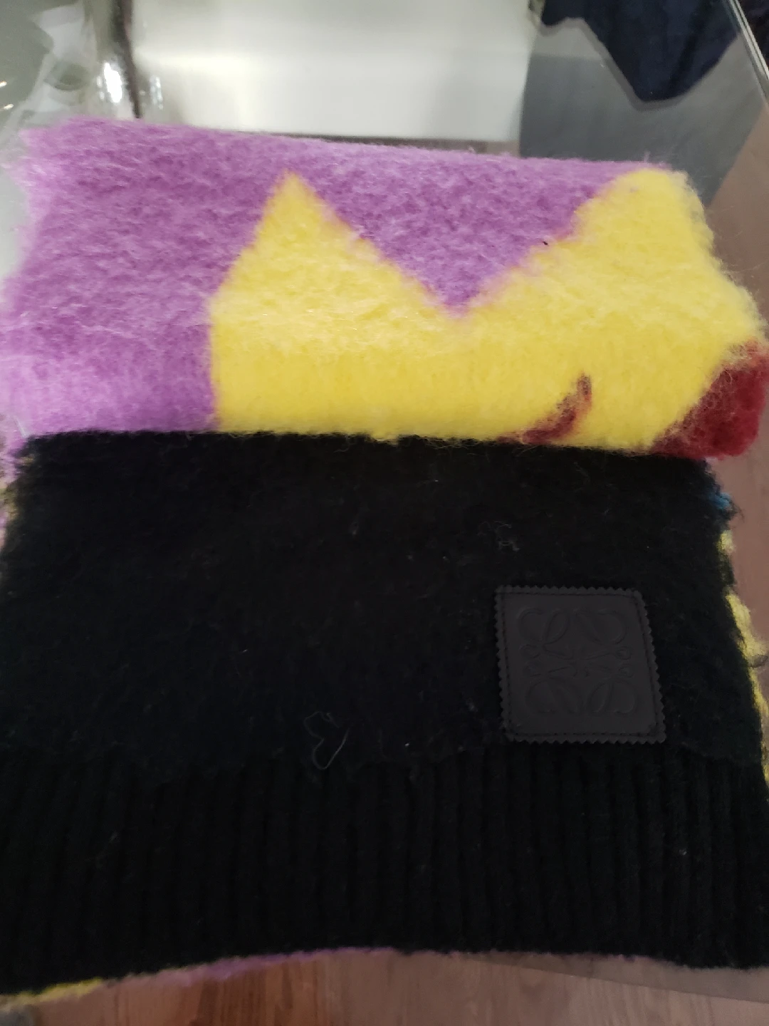 Loewe Multicoloured Mohair Blend Scarf - photo 4