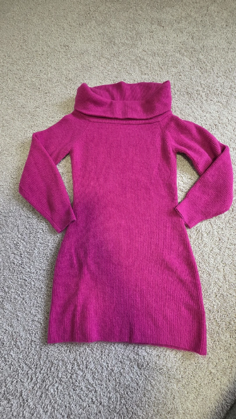H&M Pink Knit Mini Dress - Size M