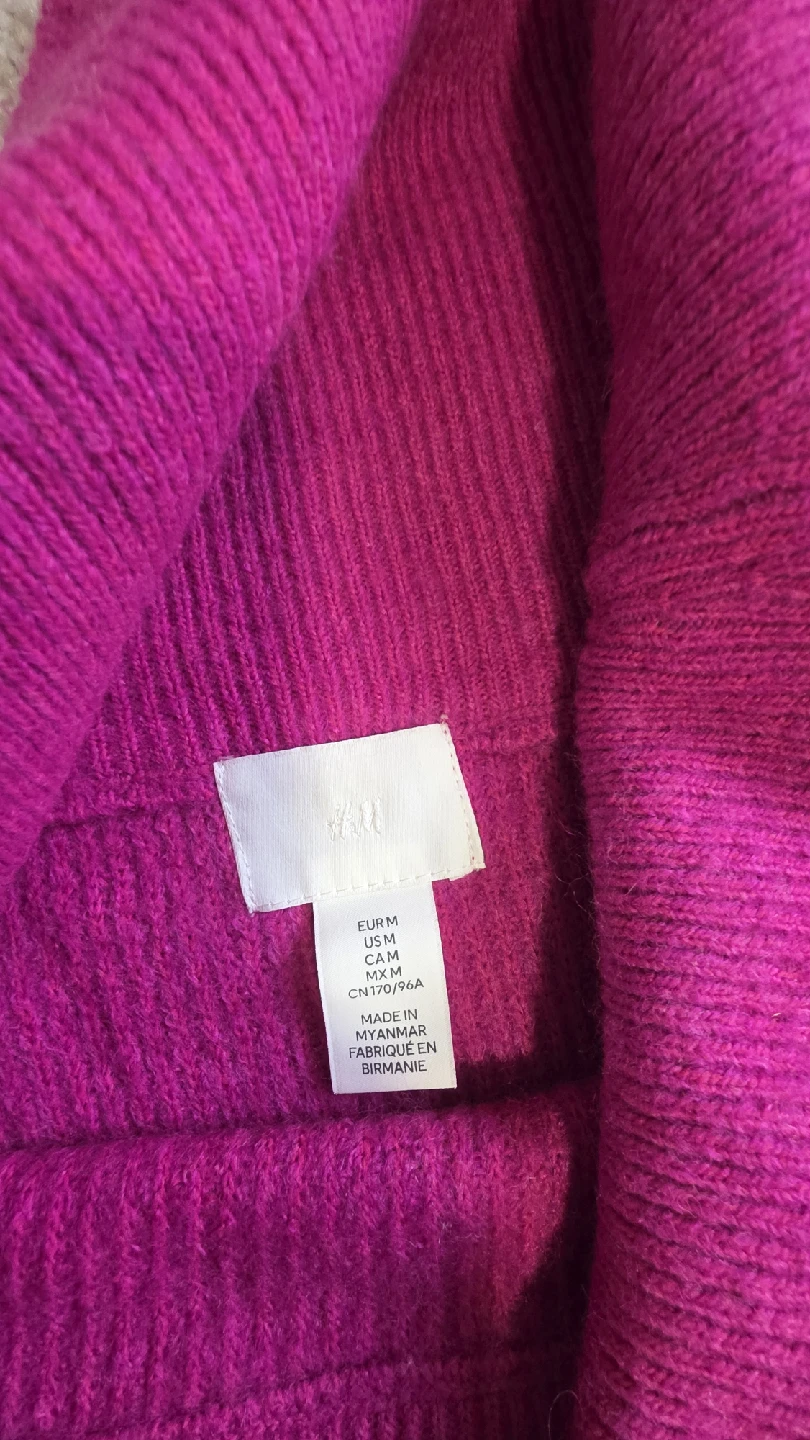 H&M Pink Knit Mini Dress - Size M - photo 2