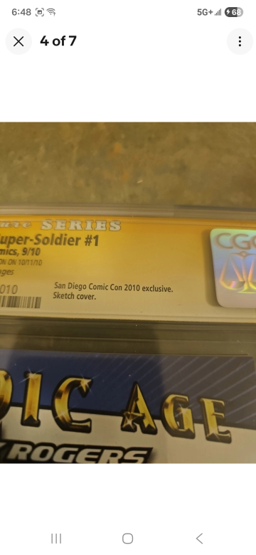 Steve Rogers Super Soldier #1 CGC 9.8 Signed Comic Book - photo 5