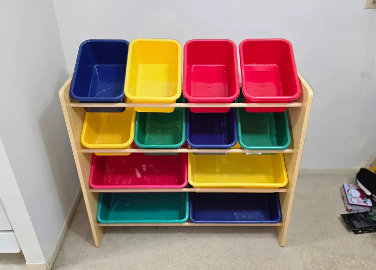 Kids Toy Storage Organizer with Bins thumbnail