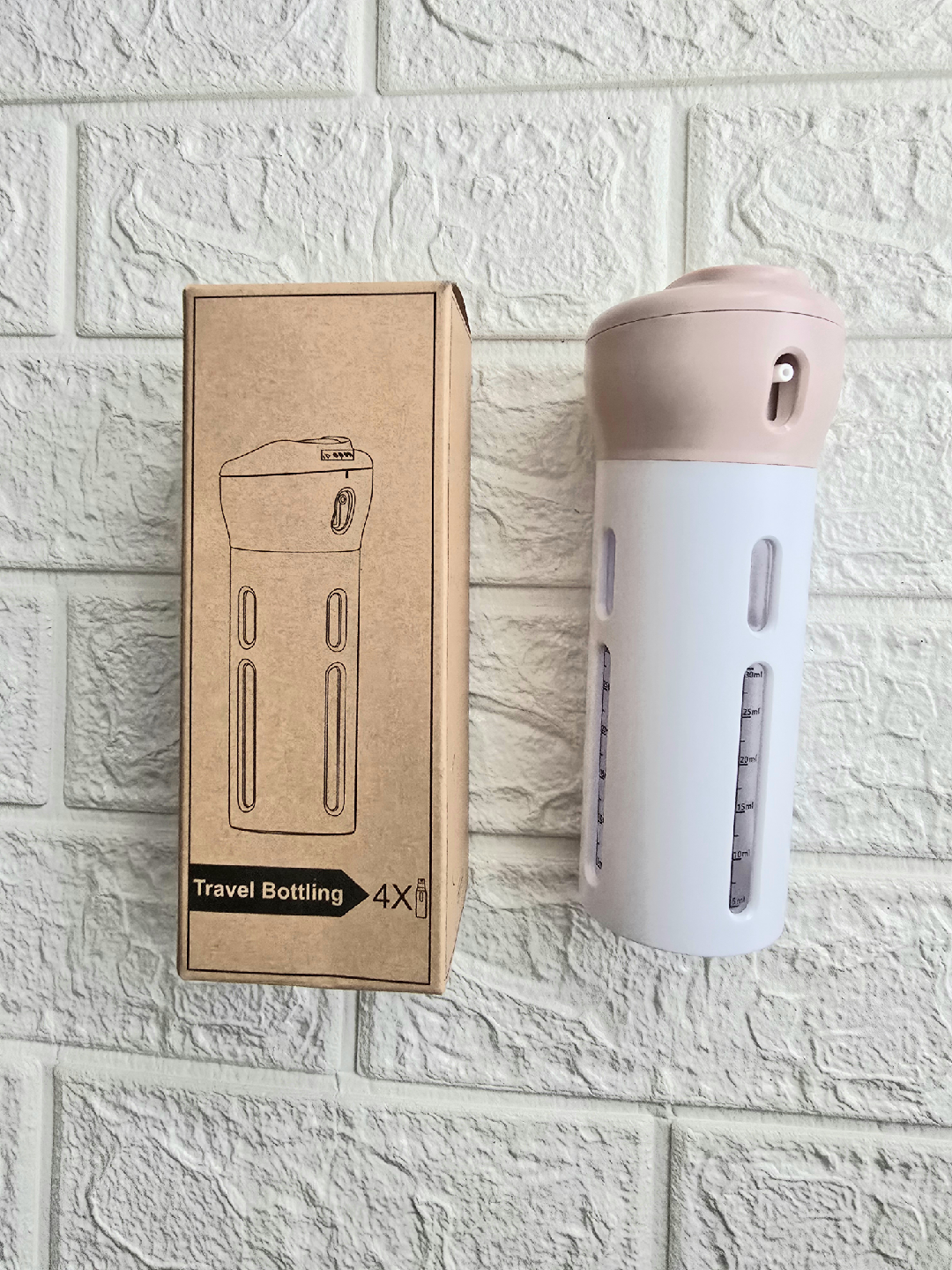 4-in-1 Travel Dispenser Bottle - New in Box