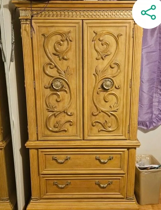 Bedroom Set - Bed, Dresser, Nightstand, Armoire image indicator(2)