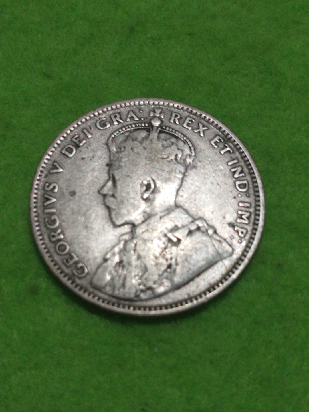 XF 1912 Newfoundland George V 20 cent piece, .925 silver, KM#5 - photo 4