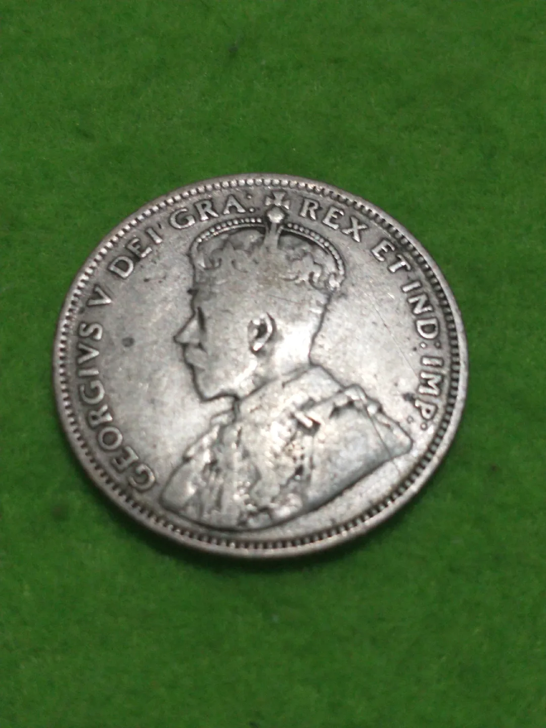 XF 1912 Newfoundland George V 20 cent piece, .925 silver, KM#5 image indicator(4)