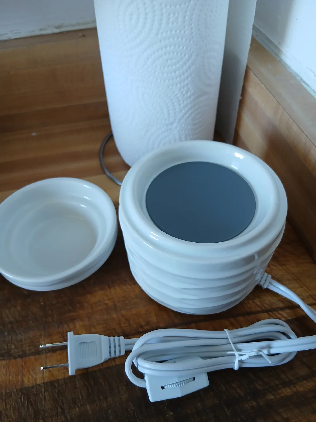 White Ceramic Wax Warmer image indicator(2)