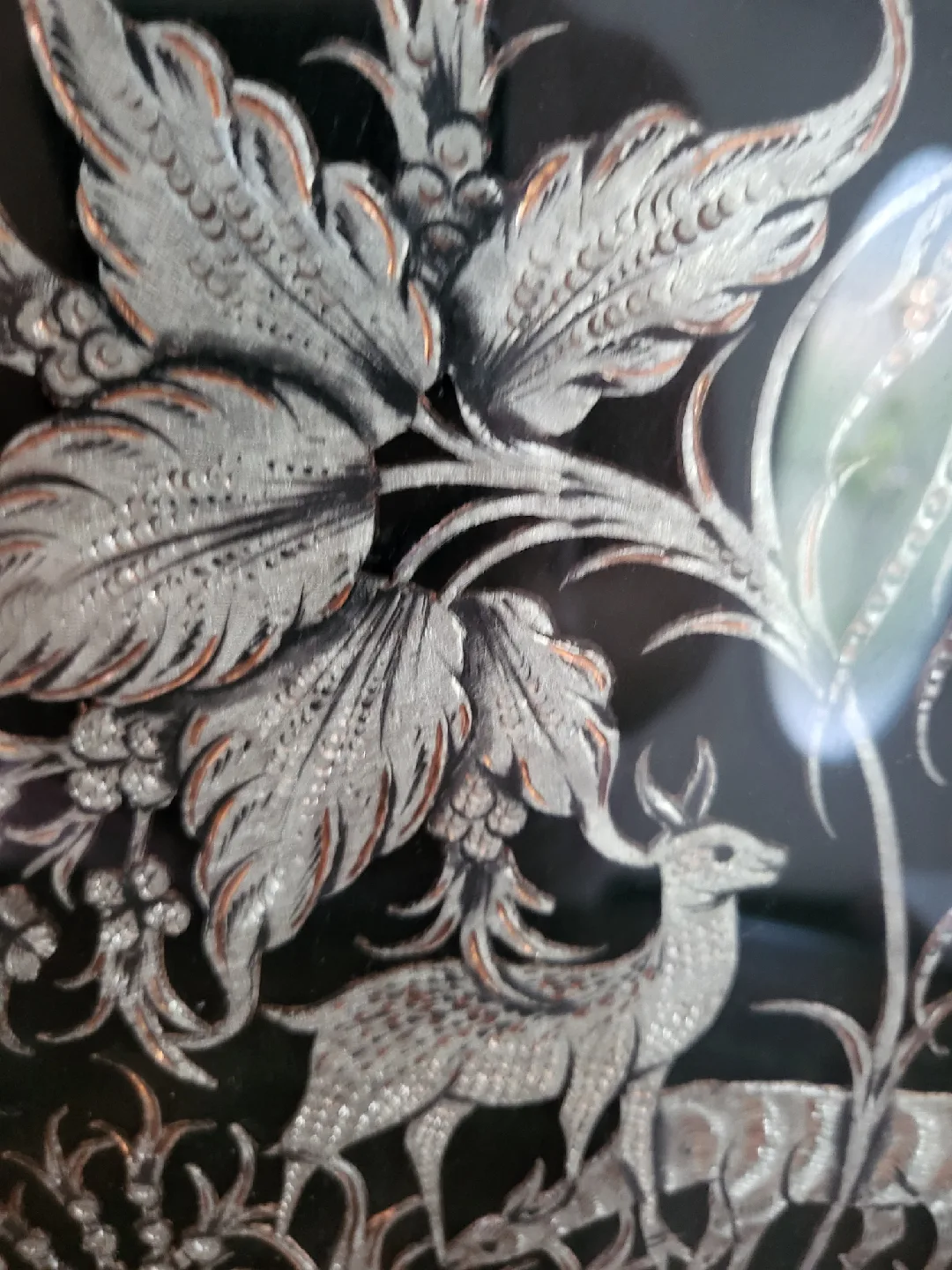 Vintage Marquetry Art Picture Frame image indicator(4)