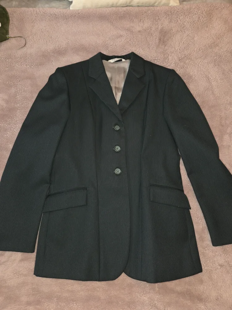 Elite Pinstripe Wool Blazer image indicator(2)