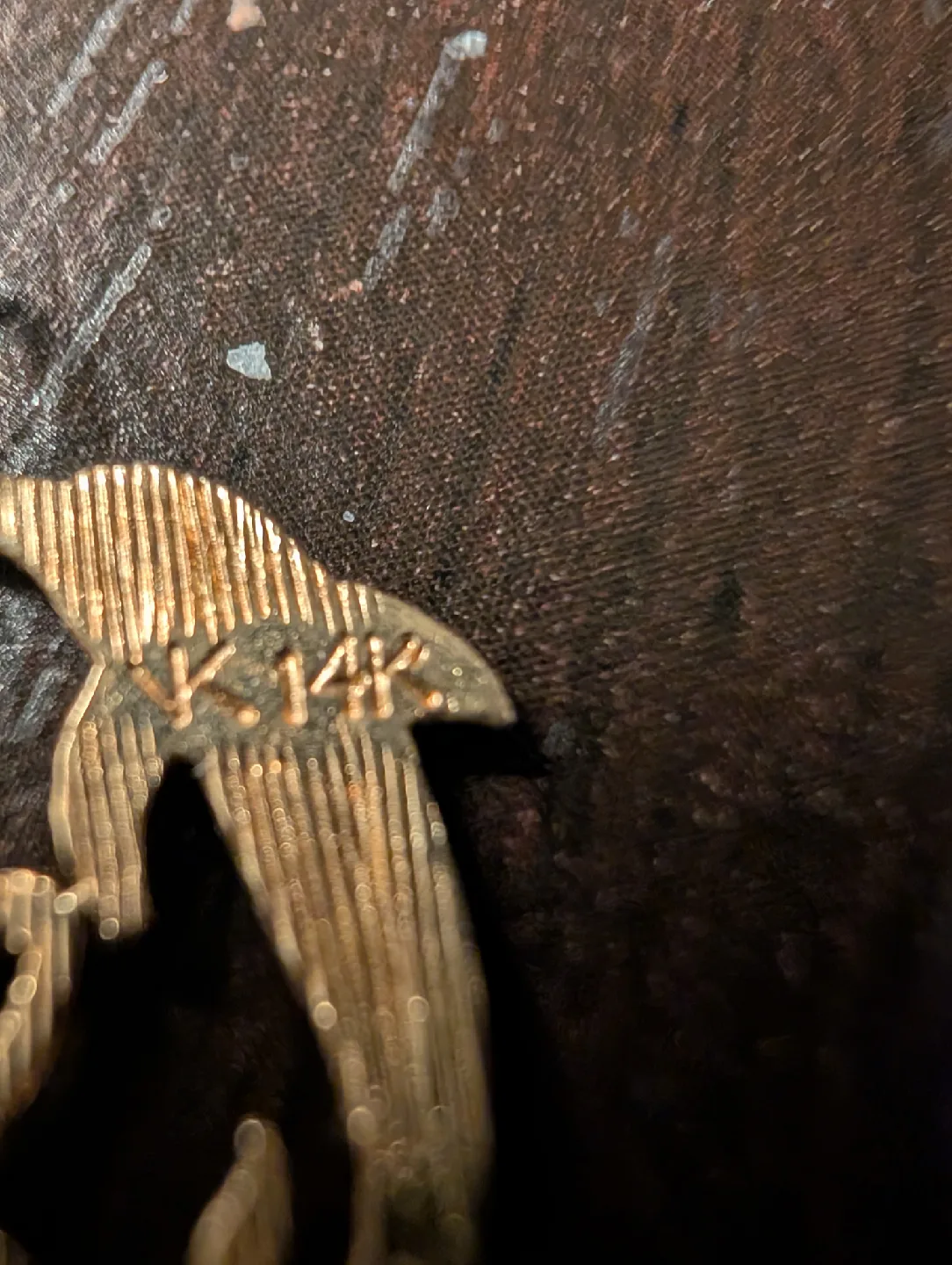 14K Gold Hawaii Dolphin Pendant image indicator(2)