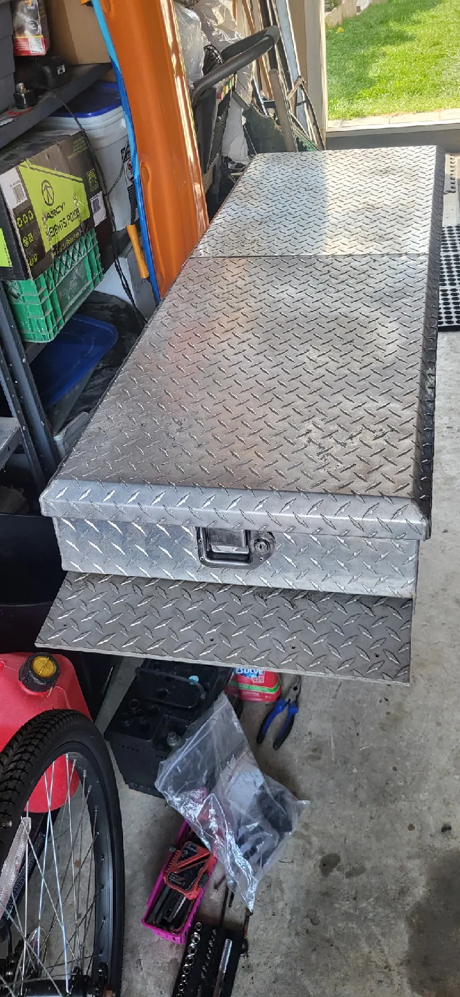 Delta Aluminum Truck Bed Tool Box - 68 inches image indicator(2)