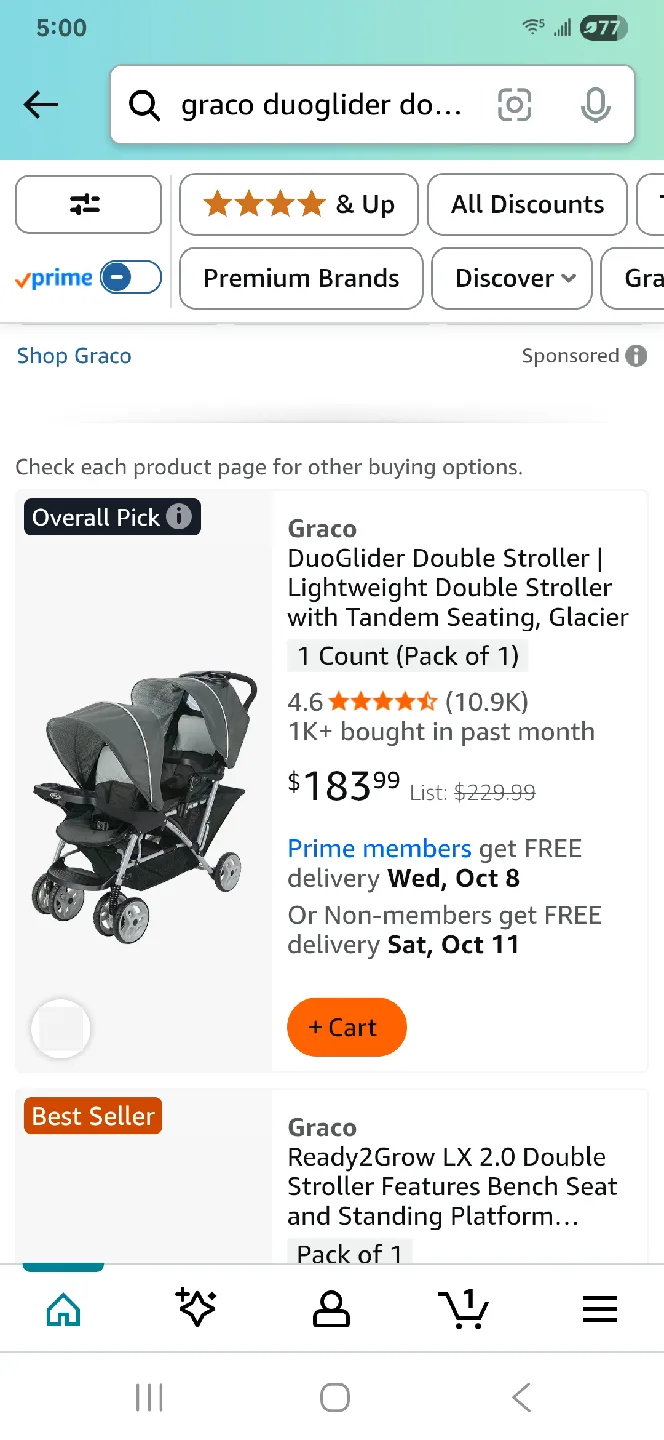 Graco DuoGlider Double Stroller image indicator(3)