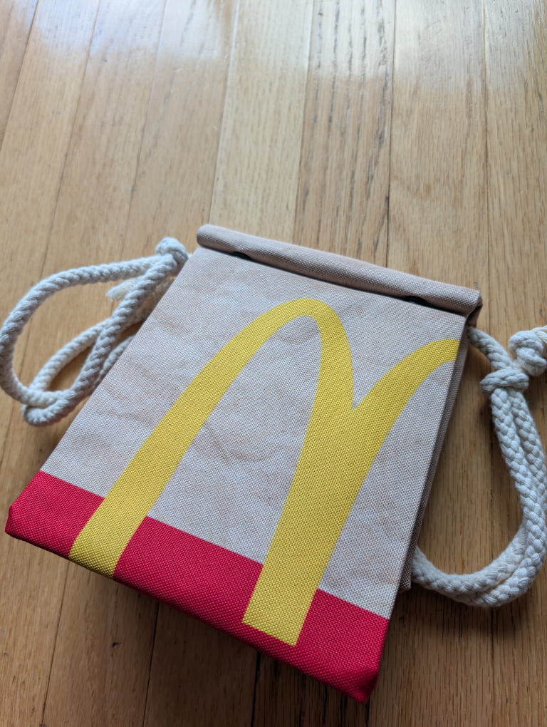 McDonald's Bag-Inspired Shoulder Bag