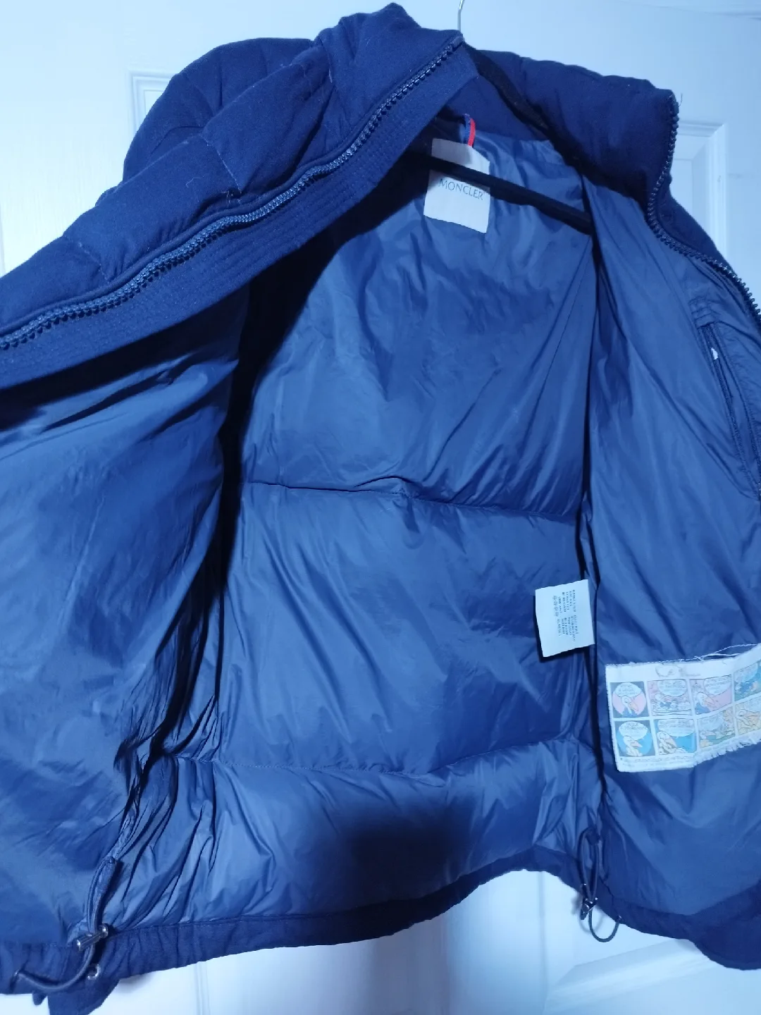 Moncler Navy Blue Padded Down Jacket image indicator(7)