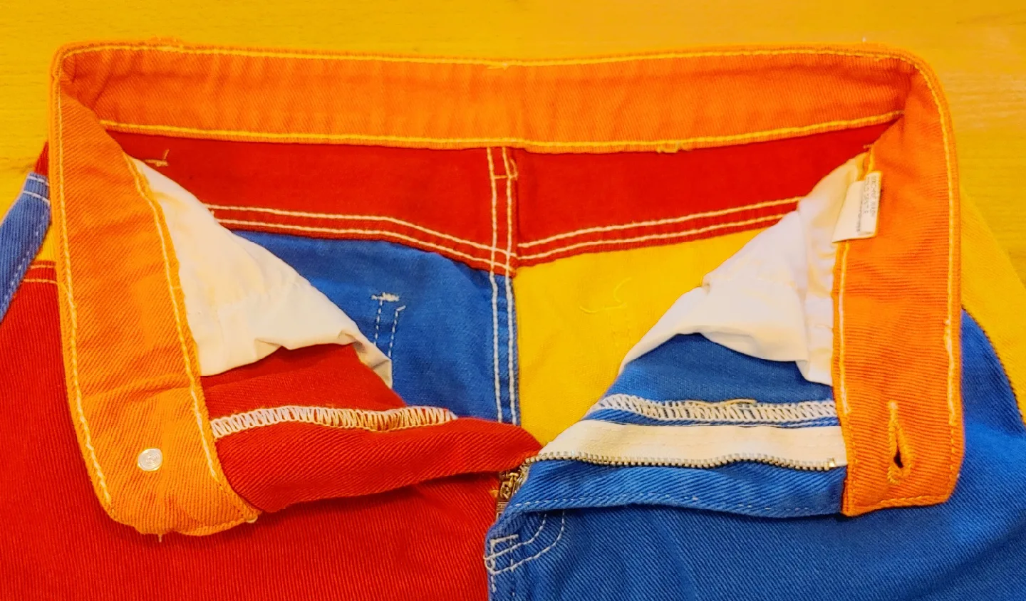 SHEIN Colour Block Jeans - Size M image indicator(9)