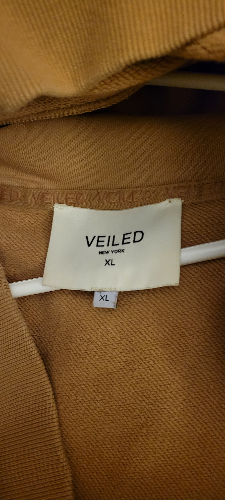 [Veiled Hijab Brand] Pullover Mock  Neck Sweatshirt - Caramel - photo 3