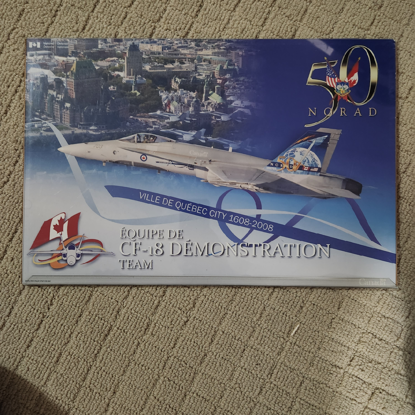 NORAD CF-18 Demonstration Team Picture 50 years of Norad
