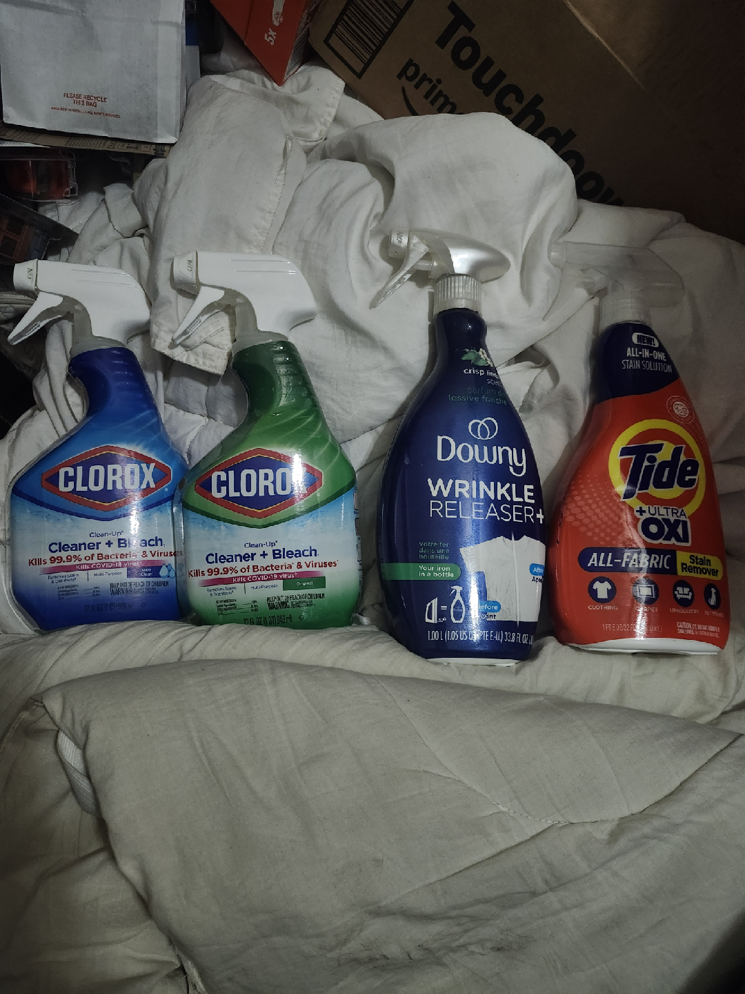 Clorox, Downy, Tide Cleaning Supplies