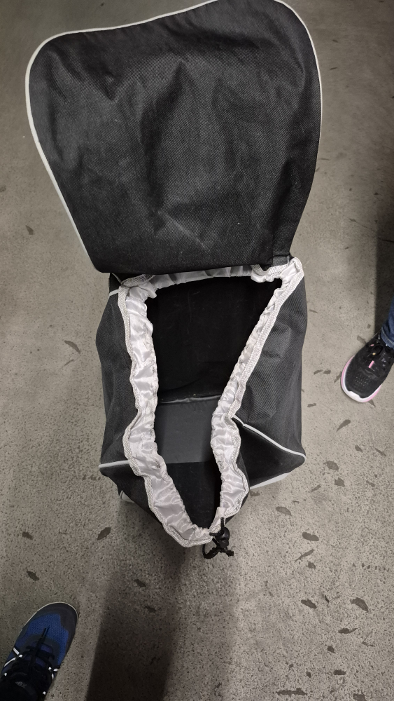 Shopping Trolley Cart - Black & White