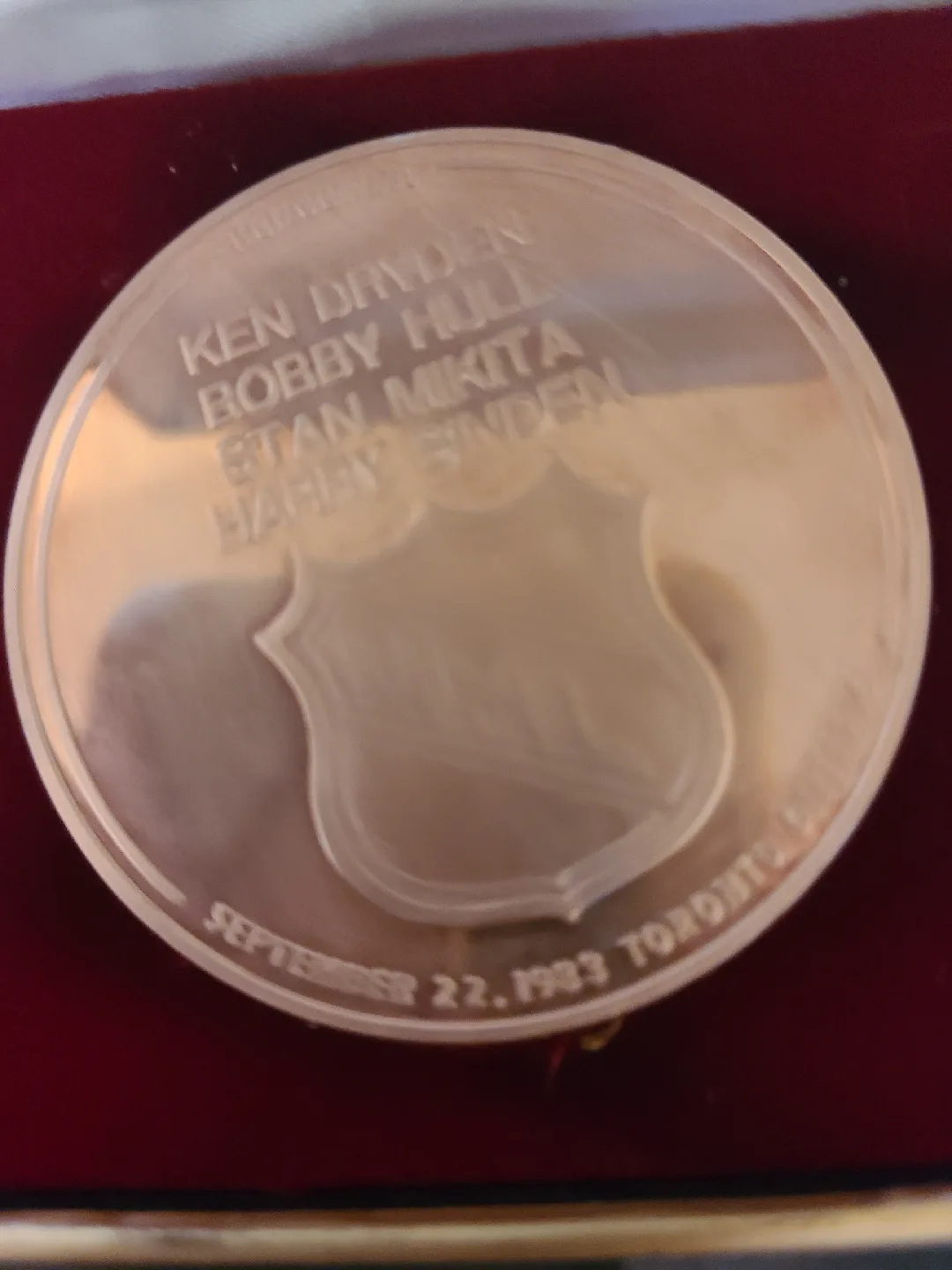 National Hockey League Hall of Fame Dinner Coin 🧡 image indicator(2)