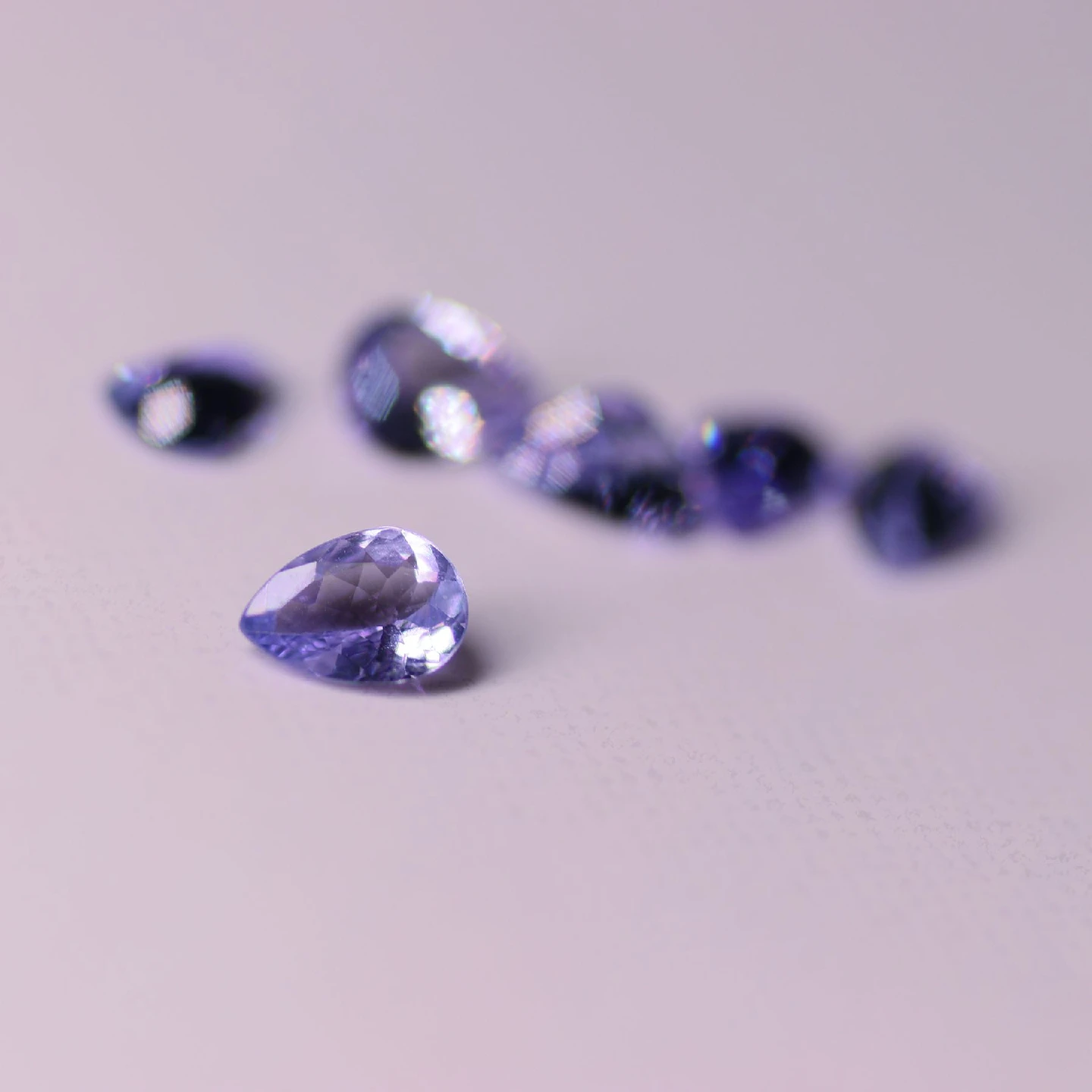 3.19 ct Natural Tanzanite - 6 Gemstones w/ Appraisal ($2,550.00)