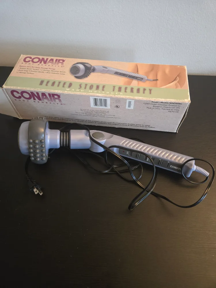 Conair Heated Stone Therapy Wand Massager thumbnail