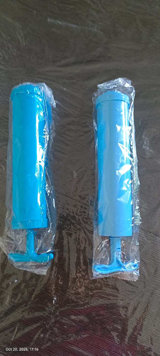 New Blue Hand pump to suck air out of vacuum seal bag thumbnail