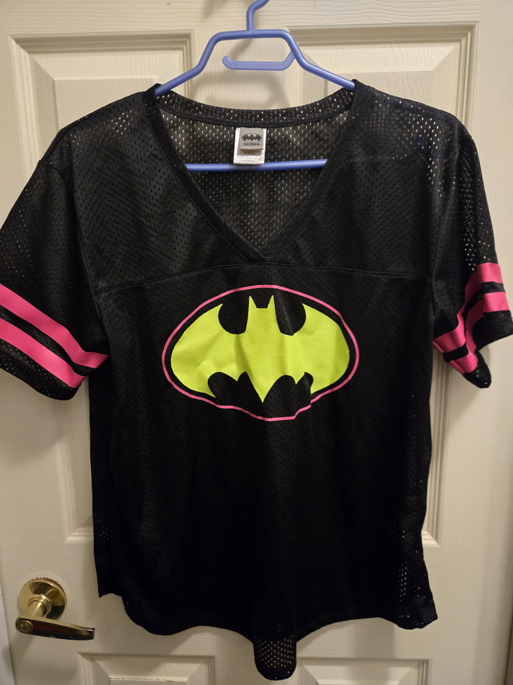 Batman Black Mesh Jersey - Size XL
