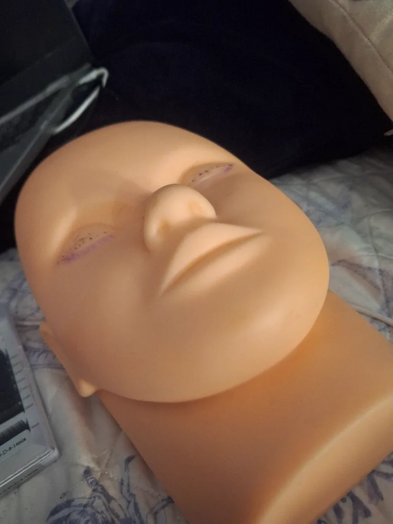 3 Layer Lashes Doll Head, 3D Simulated Face thumbnail