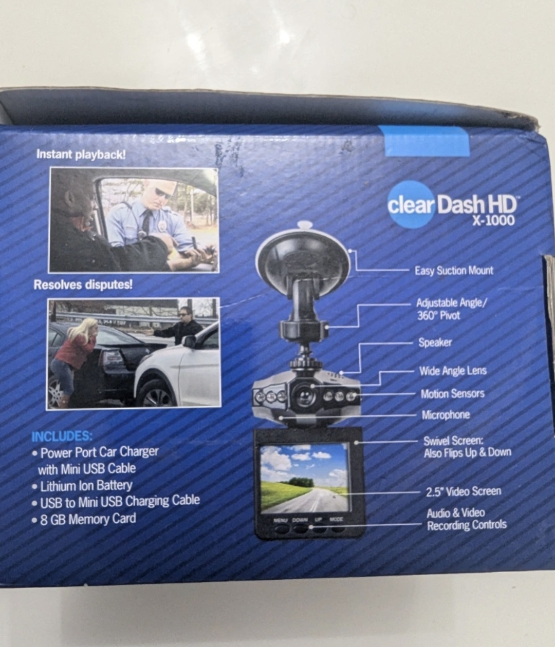 Clear Dash HD X-1000 Car DVR Dash Camera - photo 2
