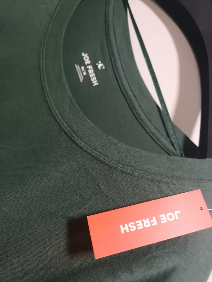 Joe Fresh Green Long Sleeve Top - Size M (New) image indicator(2)