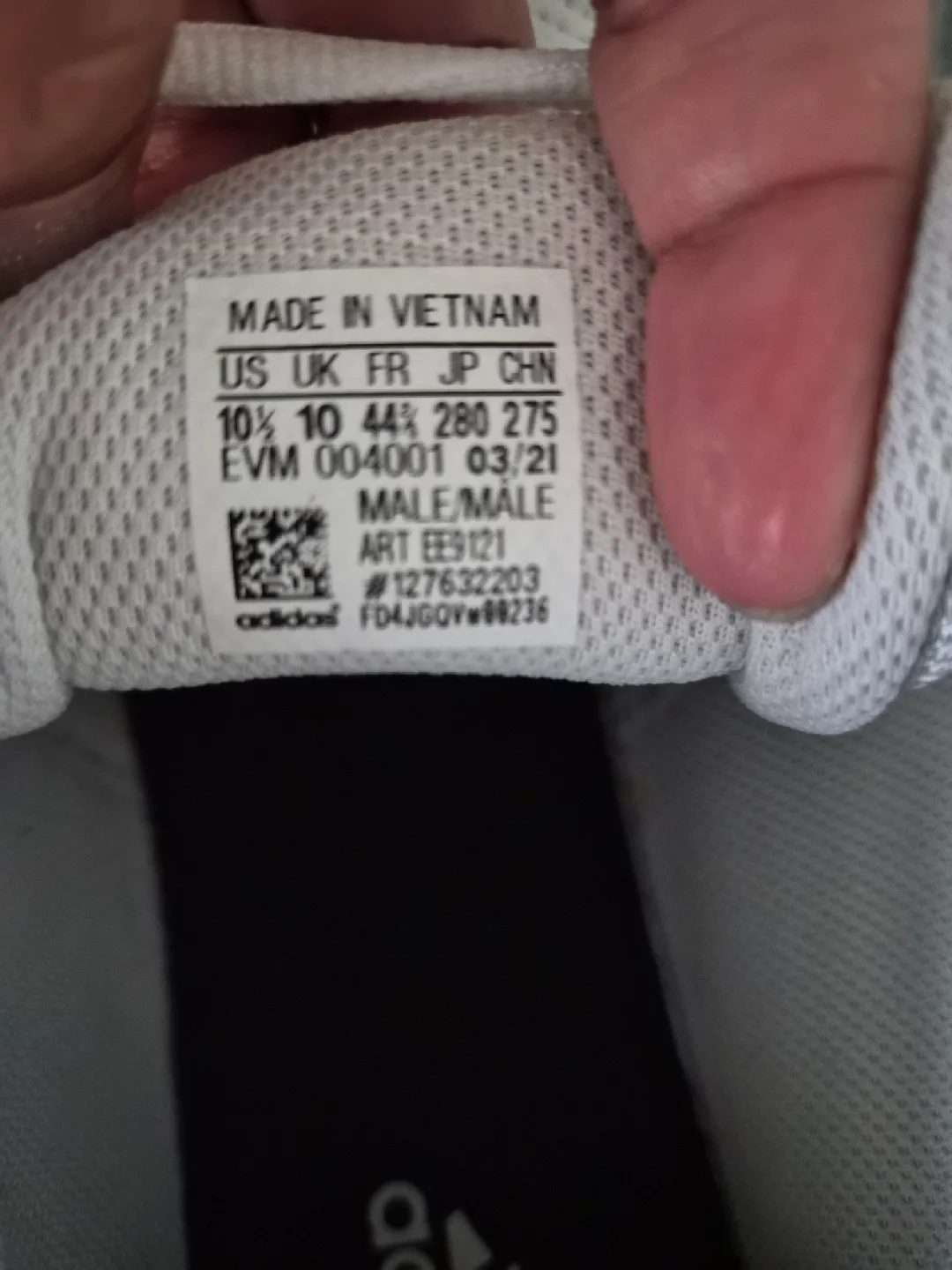 Adidas Golf Shoes - White & Black Size 10.5 US image indicator(4)