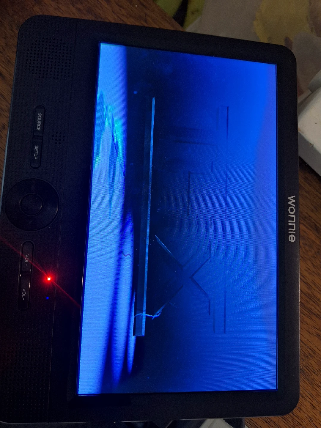 WONNIE W-3015 Dual Screen Portable DVD Player - NEW - photo 2
