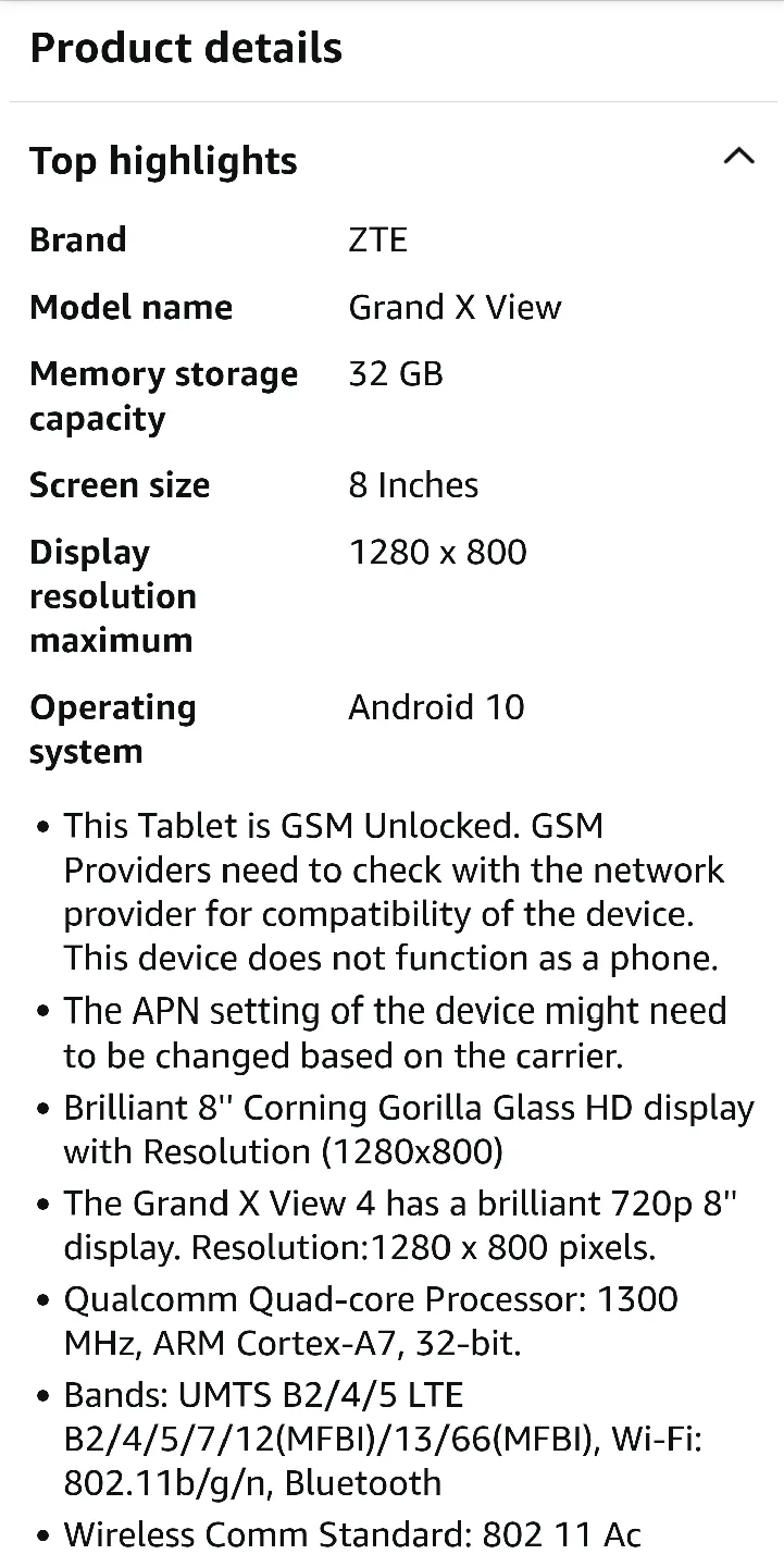 ZTE Tablet for Games and Streaming image indicator(7)