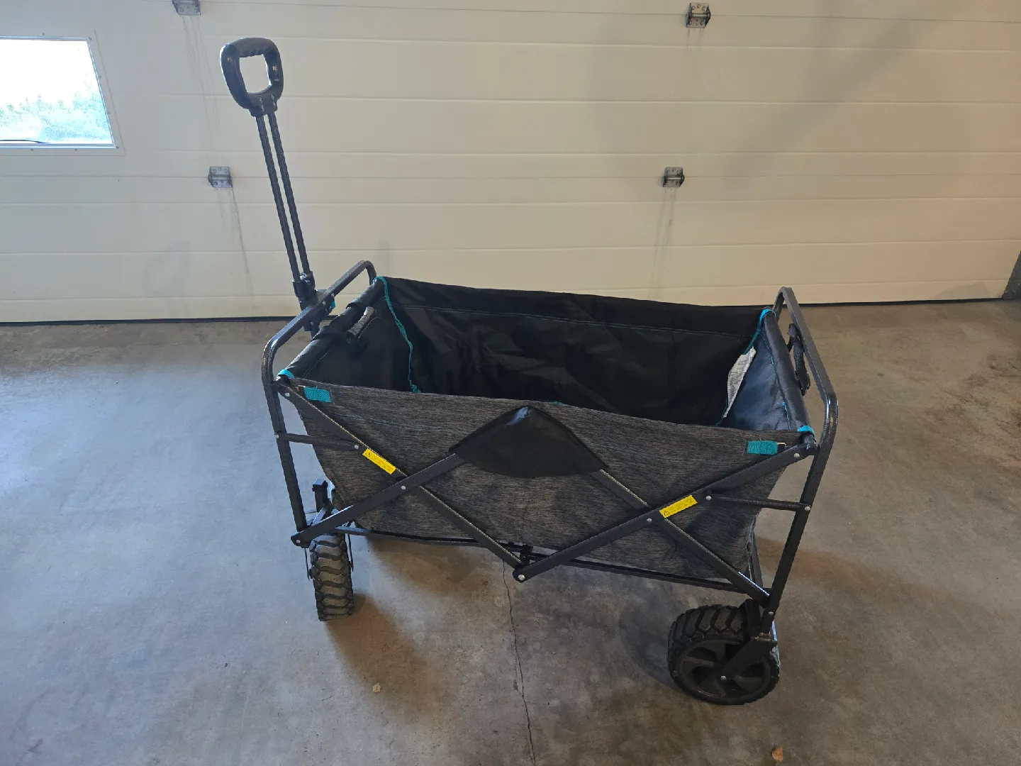 Folding Wagon Cart - Heather Grey thumbnail