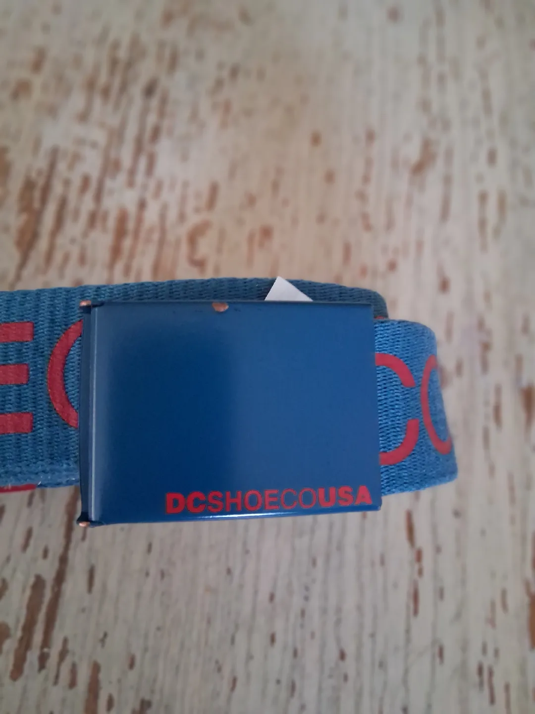 DC Shoes Belt - Blue with Red Logo thumbnail