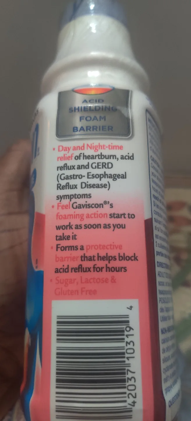 Gaviscon Regular Strength Liquid 600mL - New! image indicator(3)