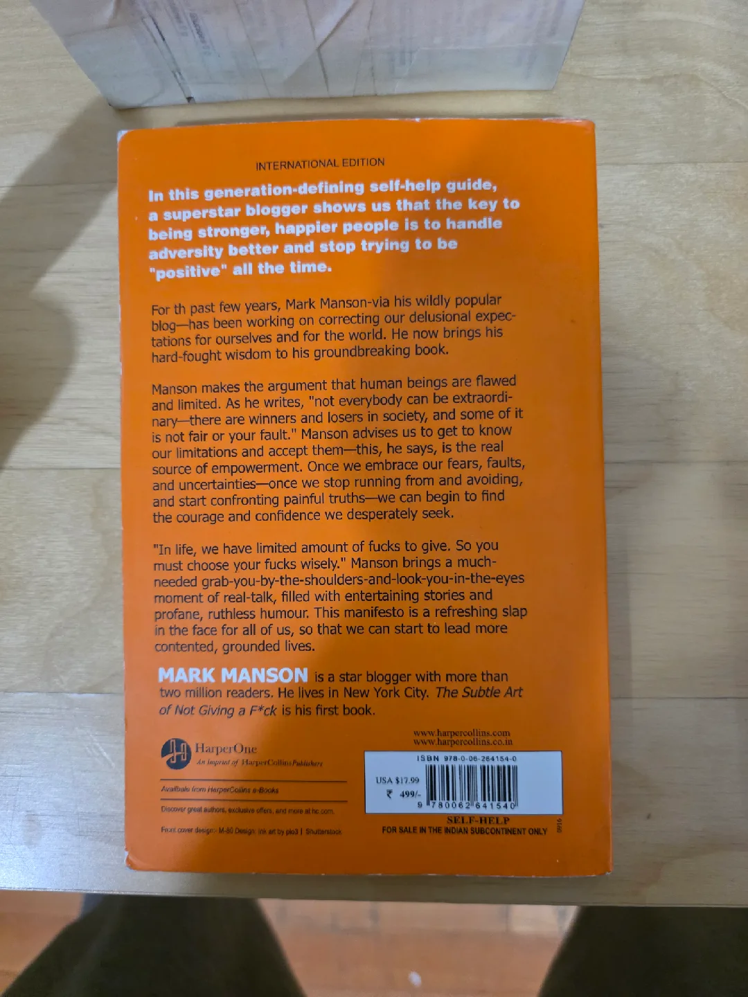 The Subtle Art of Not Giving a F*ck by Mark Manson image indicator(2)