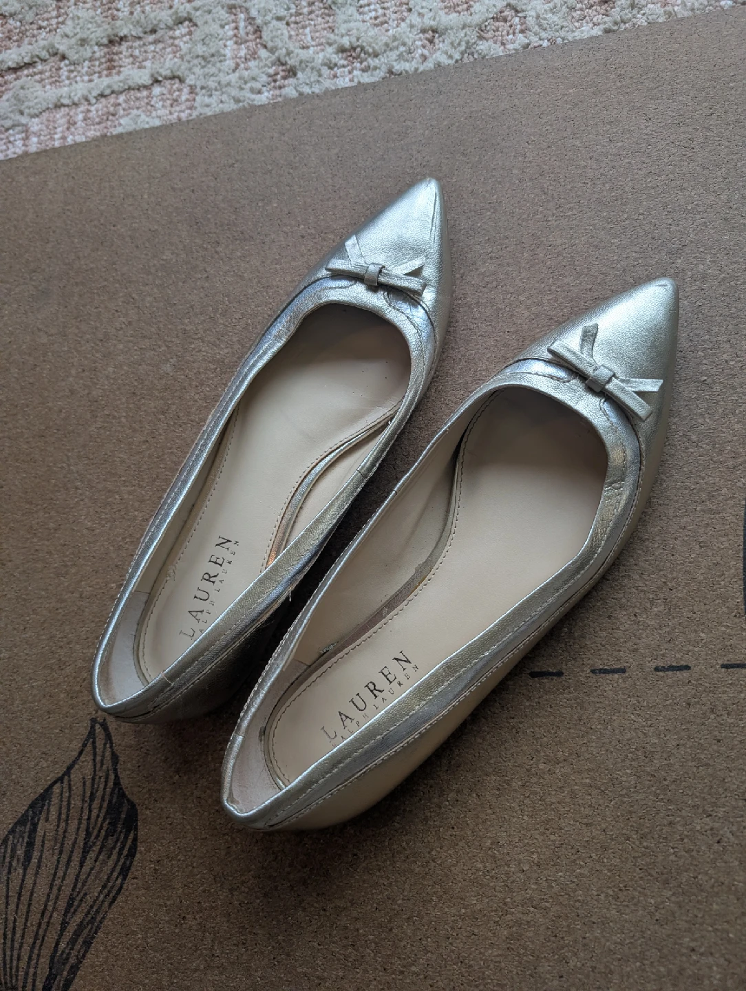 Ralph Lauren Gold Flats - photo 3