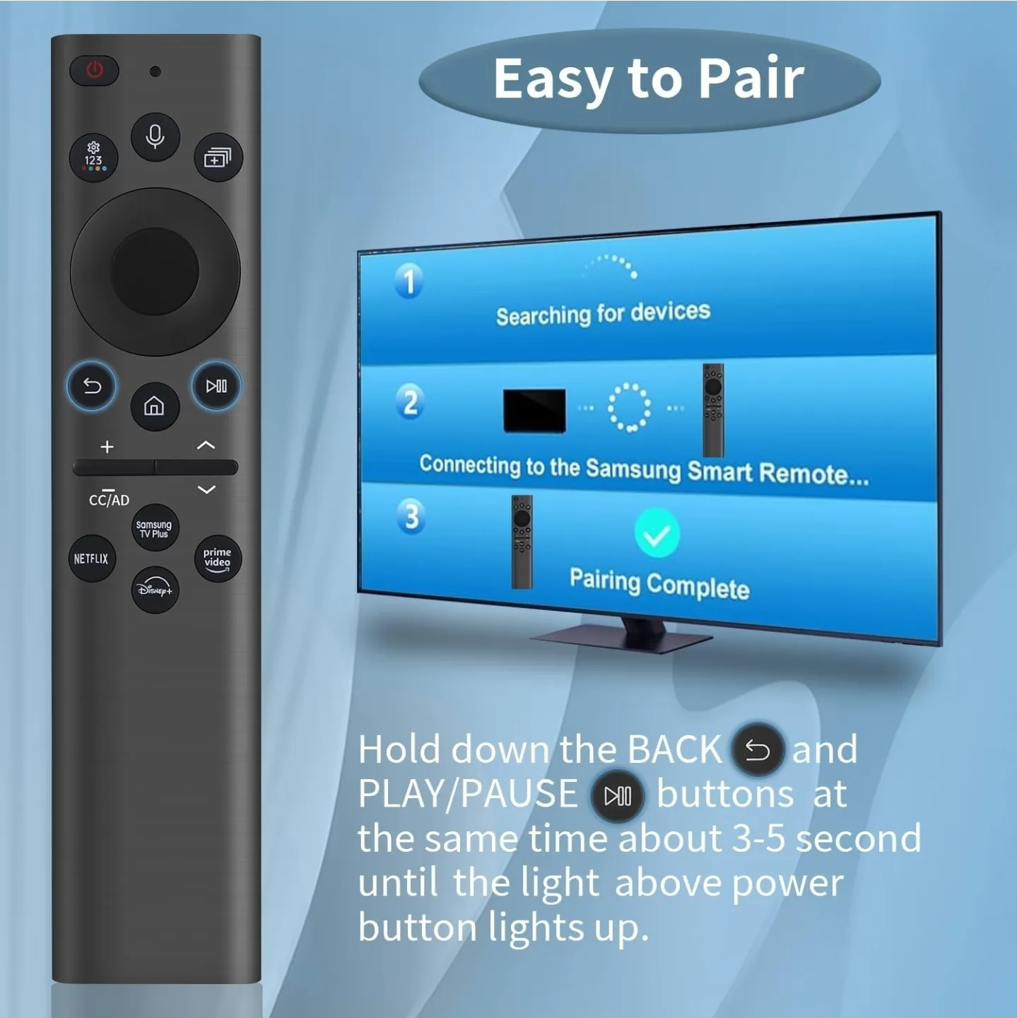 Samsung Smart TV Remote - BN59-01385A image indicator(2)