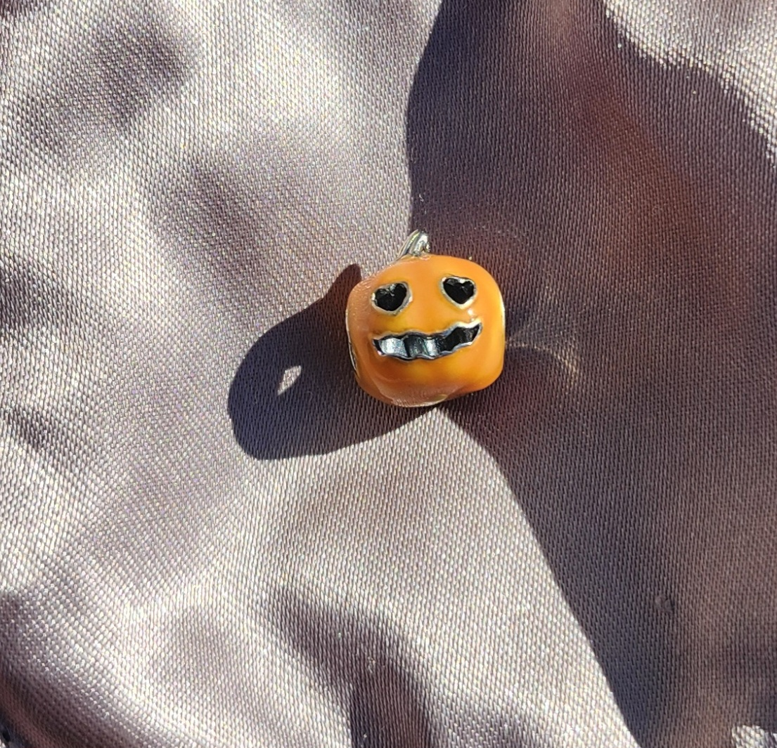 Glow in the Dark Pumpkin Charm