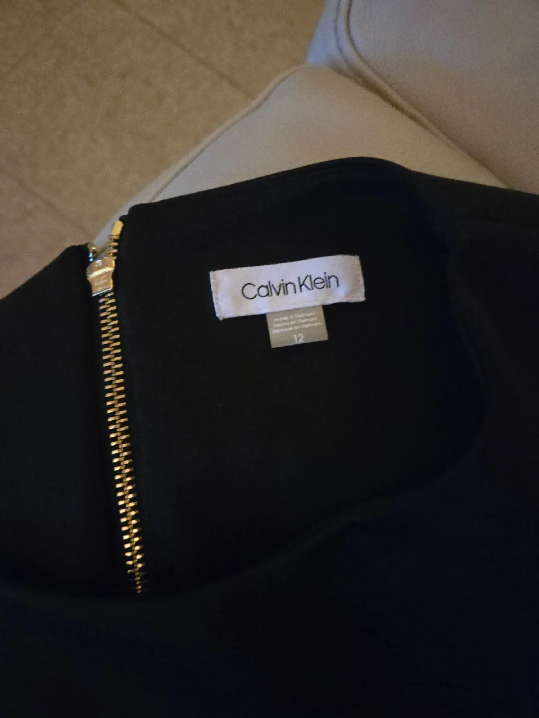 Calvin Klein Black Dress - Size 12 image indicator(3)