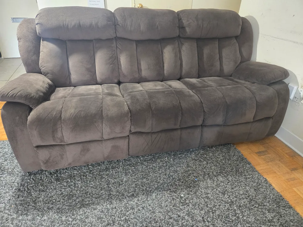 Brown Reclining Sofa image indicator(2)