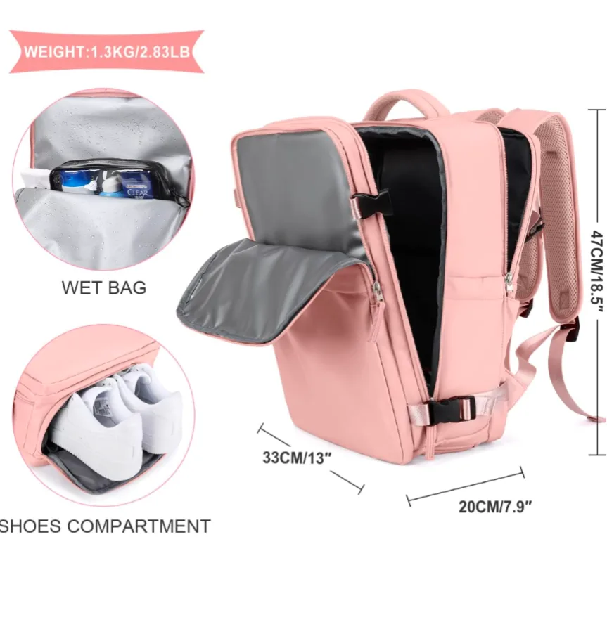 Airplane friendly Travel backpack image indicator(4)