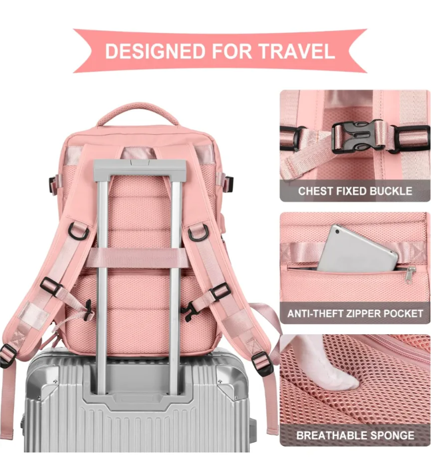 Airplane friendly Travel backpack image indicator(5)