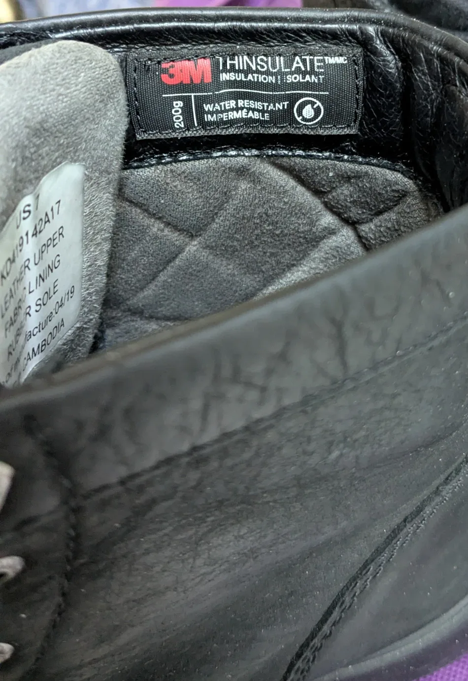 kodiak Black Leather Boots image indicator(2)