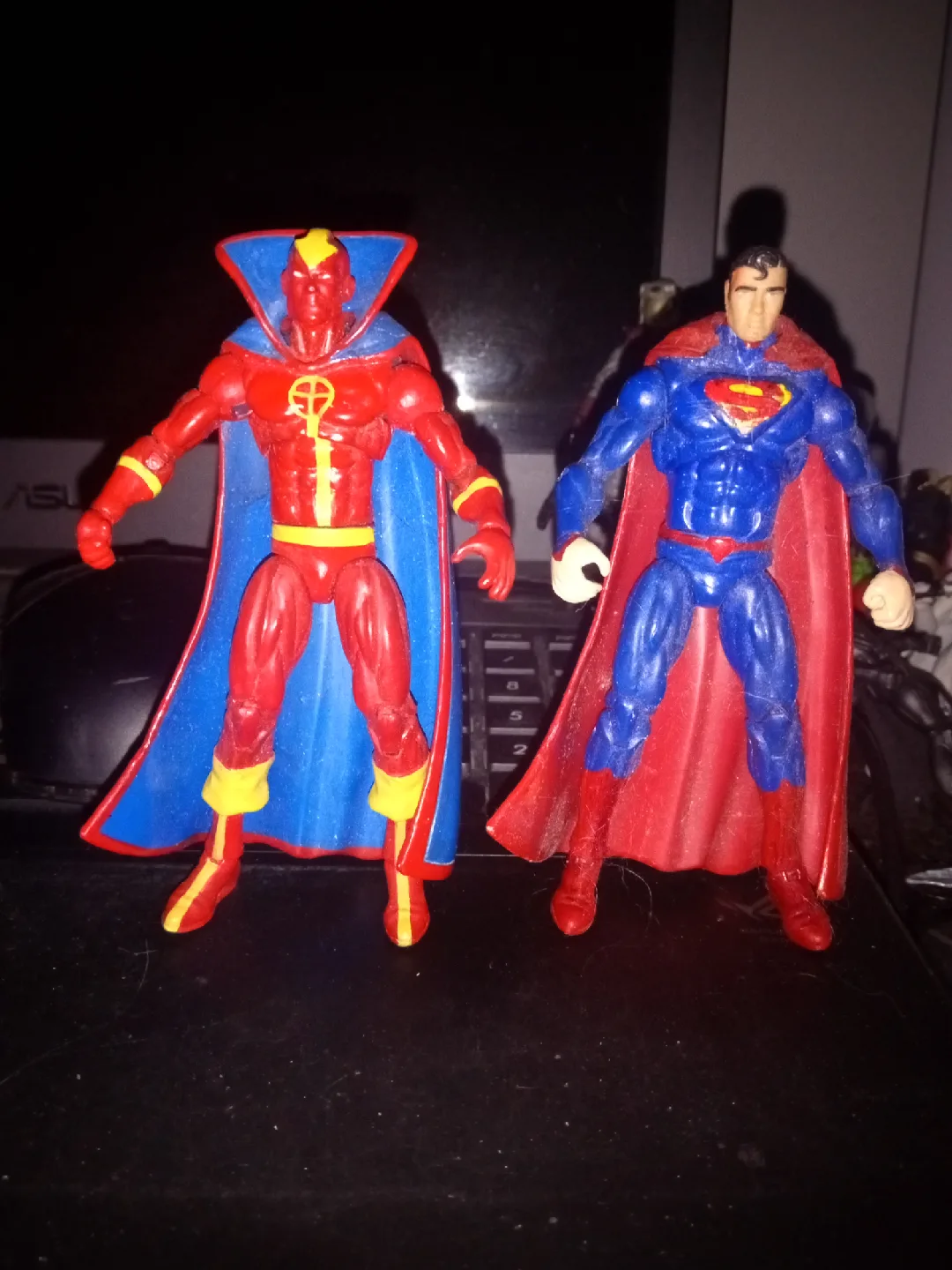 Rare Custom Dc Marvel Red Tornado 🌪️ Superman Action Figure image indicator(2)